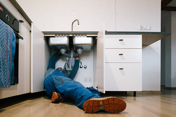 Professional Plumbing technician working in Woodville, WI